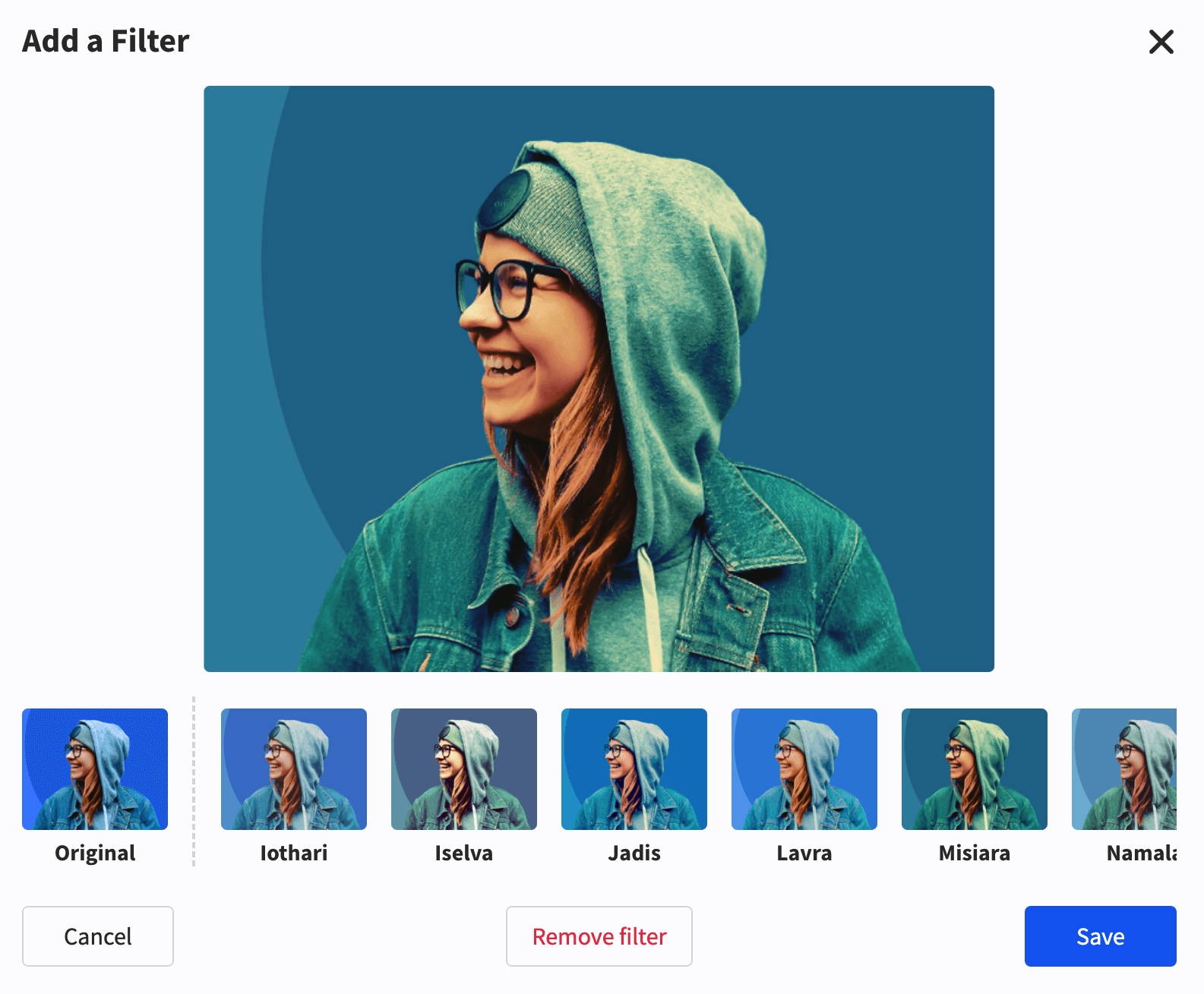 Applying filters to images