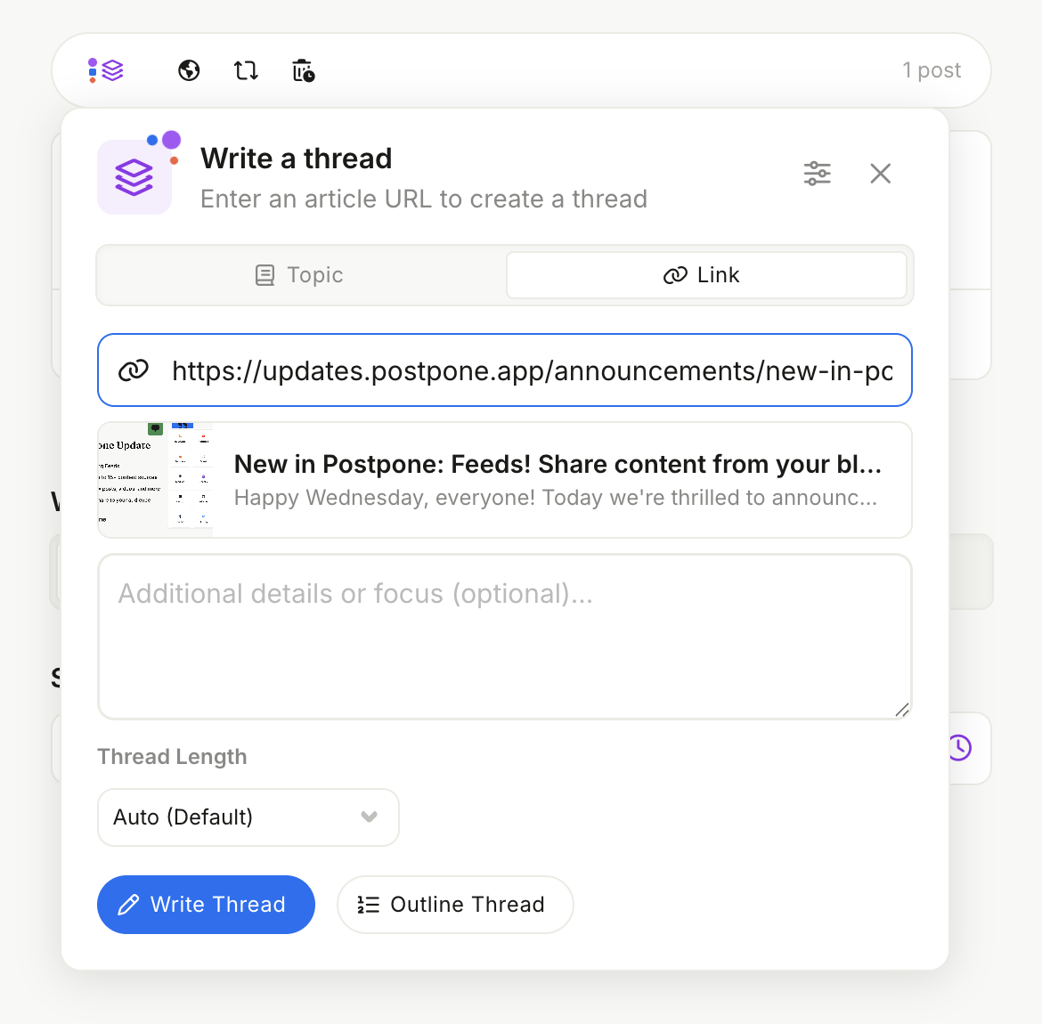 AI Assistant Threads