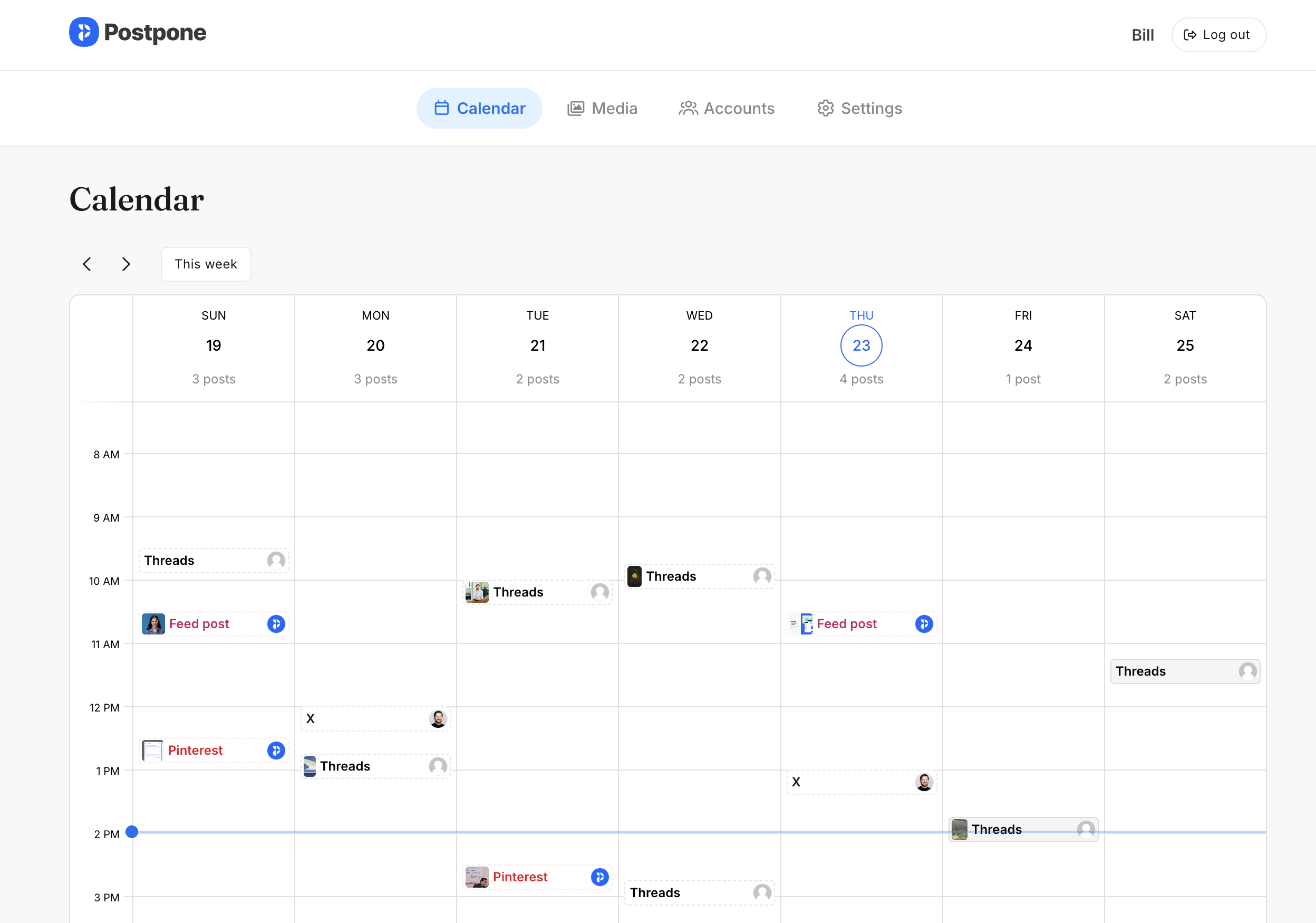 Client Portal Calendar