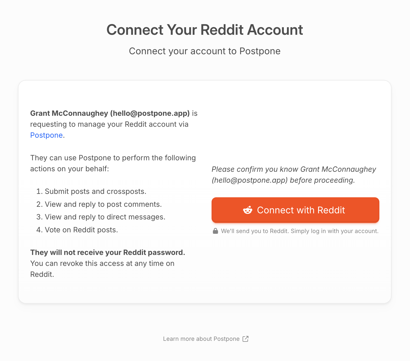 Copy the generated link