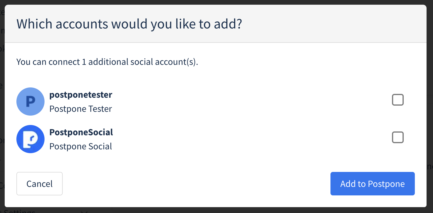 Edit previous settings