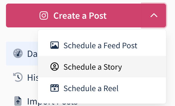 Schedule a Story